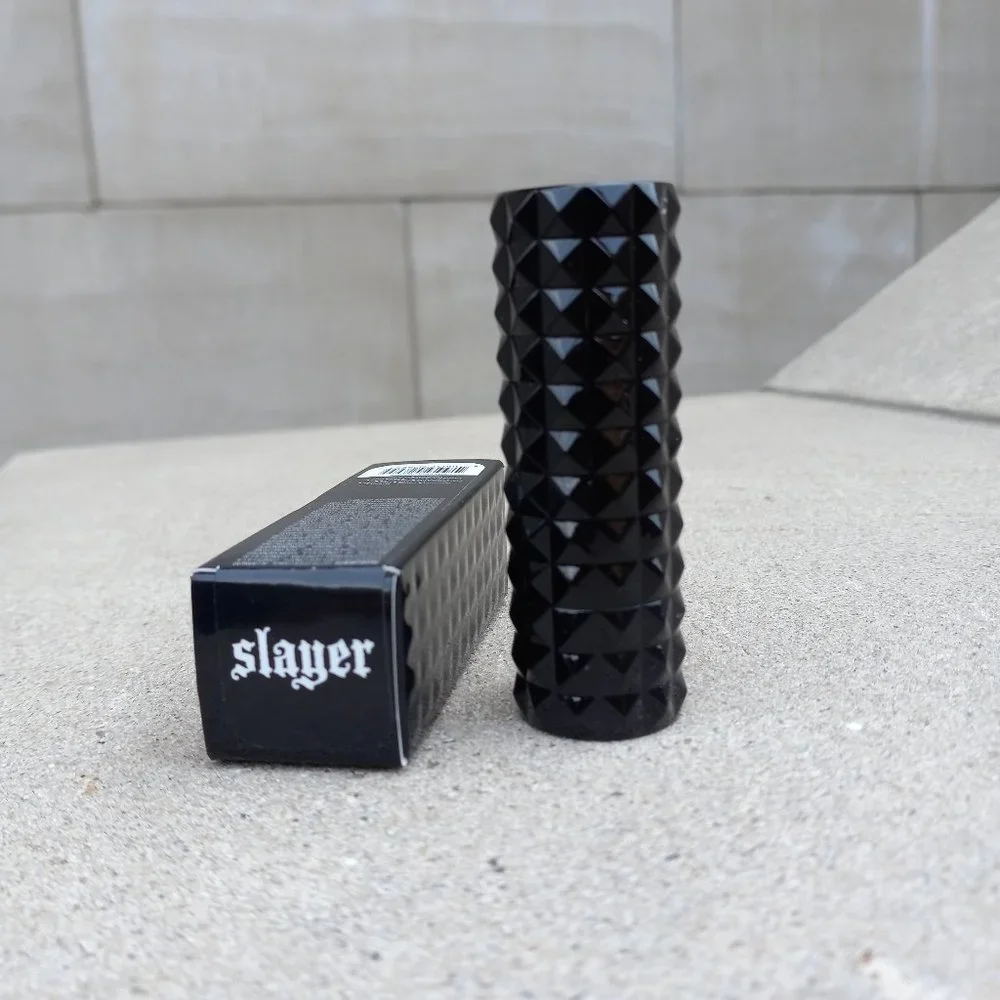 Kat Von D, KVD  Studded Kiss Creme Lipstick SLAYER (Black)  RETIRED  3.4 g NWB